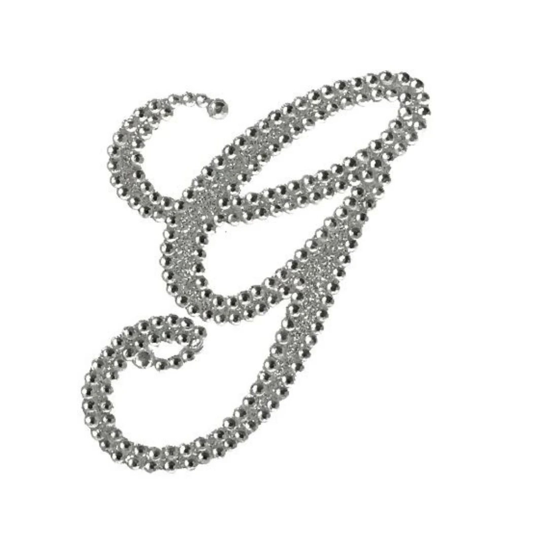 Plush Appeal, LLC Glitter Script Letter "G" (Each) Party Supplies Plush Appeal, LLC Glitter Script Letter "G" (Each) Party Supplies