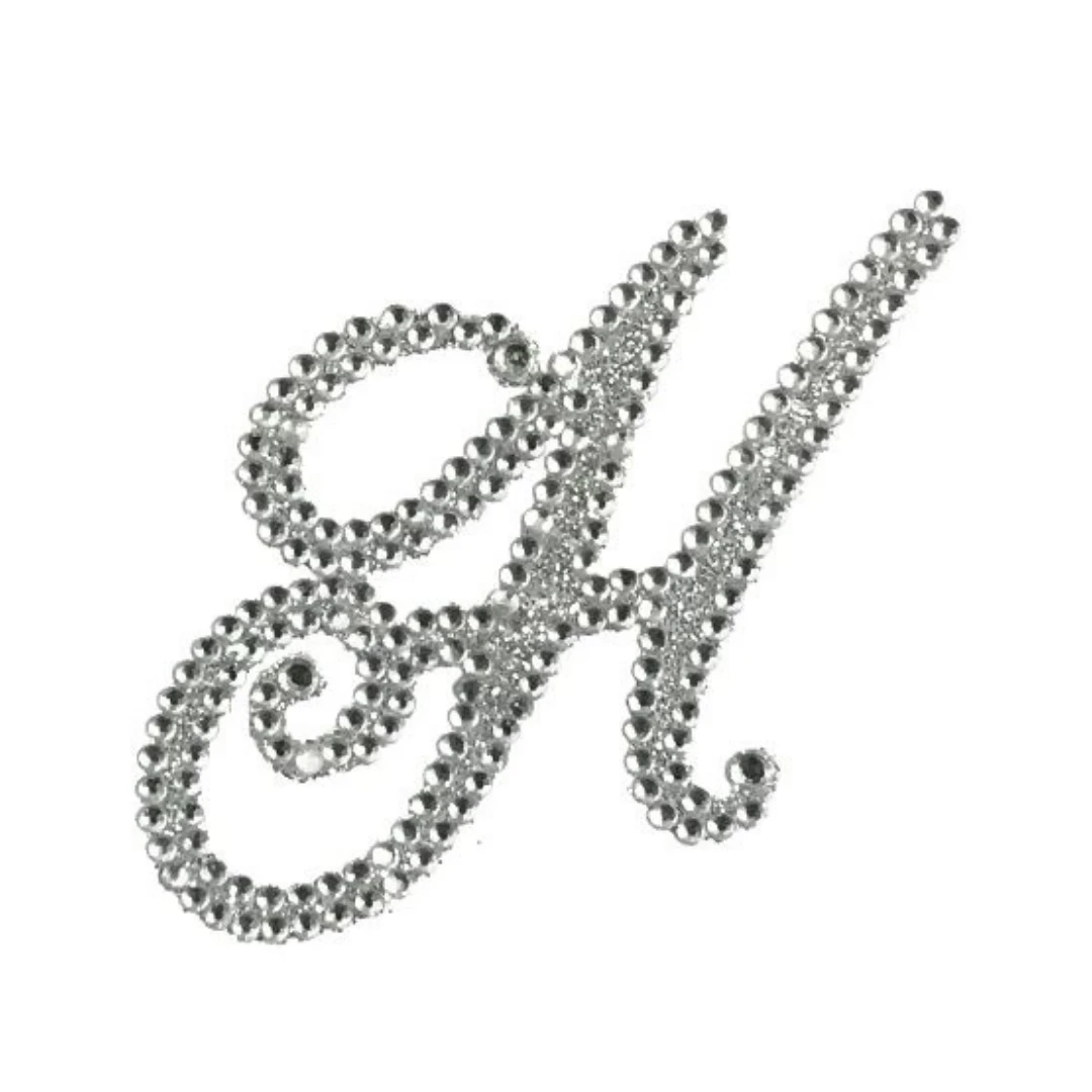 Plush Appeal, LLC Glitter Script Letter "H" (Each) Party Supplies 3 Plush Appeal, LLC Glitter Script Letter "H" (Each) Party Supplies