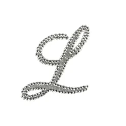 Plush Appeal, LLC Party Supplies Glitter Script Letter "L" (Each)