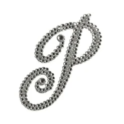 Plush Appeal, LLC Glitter Script Letter "P" (Each) Party Supplies