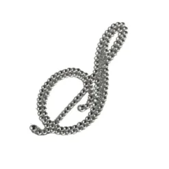 Plush Appeal, LLC Party Supplies Glitter Script Letter "S" (Each)