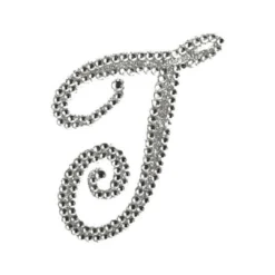 Plush Appeal, LLC Glitter Script Letter "T" (Each) Party Supplies