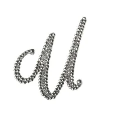 Plush Appeal, LLC Glitter Script Letter "U" (Each)