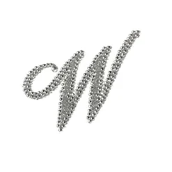 Plush Appeal, LLC Glitter Script Letter "W" (Each) Party Supplies