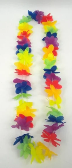 Sale Party Supplies Rainbow Flower Lei (Dozen)