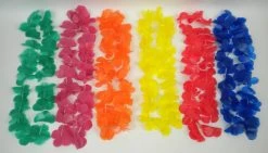 Sale Assorted Color Flower Lei (Dozen) Party Supplies