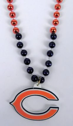 Mardi Gras Spot 36" NFL Licensed Chicago Bears Bead (Each)