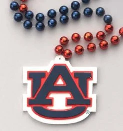 Mardi Gras Spot 36" Collegiate Auburn University Licensed Bead (Each)