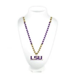 Mardi Gras Spot 36" Collegiate LSU Tigers Licensed Bead (Each) Beads