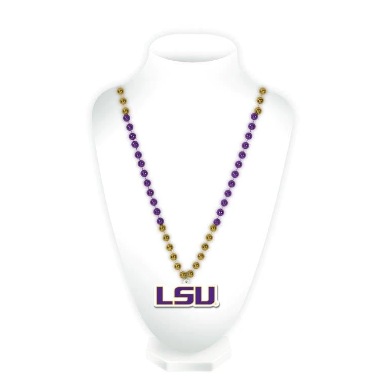 Mardi Gras Spot 36" Collegiate LSU Tigers Licensed Bead (Each) Beads 3 Mardi Gras Spot 36" Collegiate LSU Tigers Licensed Bead (Each) Beads
