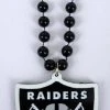 Mardi Gras Spot 36" NFL Licensed Oakland Raiders Bead (Each) 1 Mardi Gras Spot 36" NFL Licensed Oakland Raiders Bead (Each)