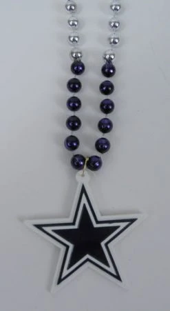 Mardi Gras Spot 36" NFL Licensed Dallas Cowboys Bead (Each)