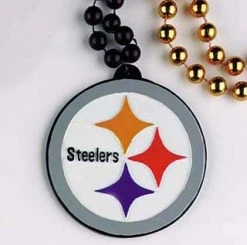 Mardi Gras Spot 36" NFL Licensed Pittsburgh Steelers Bead (Each)