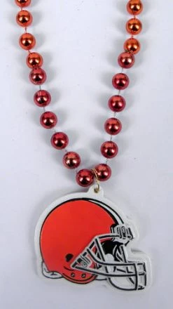 Mardi Gras Spot 36" NFL Licensed Cleveland Browns Bead (Each) Beads