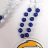 Mardi Gras Spot Beads 36" NFL Licensed Los Angeles Chargers Bead (Each) 2 Mardi Gras Spot Beads 36" NFL Licensed Los Angeles Chargers Bead (Each)