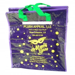 Mardi Gras Spot Novelties Zipper Bead Bag - Large (Each)