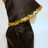 Plush Appeal, LLC Black Costume Hat With Gold Sequin Trim (Each) 2 Plush Appeal, LLC Black Costume Hat With Gold Sequin Trim (Each)