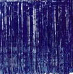 Mardi Gras Spot Petal Paper Blue Metallic X-Tra Long Crinkle Fringe 30" X 3' (Roll)