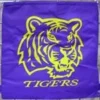 Mardi Gras Spot Novelties Purple And Gold Tiger Backpack 13.5" X 14" (Dozen)