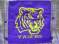 Mardi Gras Spot Novelties Purple And Gold Tiger Backpack 13.5" X 14" (Dozen)