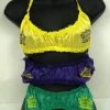 Mardi Gras Spot Assorted Purple, Green And Gold Mardi Gras Bras (Dozen) Novelties