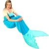 Sale Adult Aqua Mermaid Blanket (Each) Gifts & Apparel