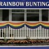Plush Appeal, LLC Rainbow Bunting (Each) Party Supplies