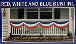 Sale Red, White And Blue Bunting (Each)