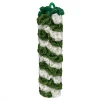 Mardi Gras Spot Green And White Flower Cane (180 Flowers)