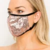 Sale Pink Double Layered Sequin Face Mask (Each) Gifts & Apparel 2 Sale Pink Double Layered Sequin Face Mask (Each) Gifts & Apparel