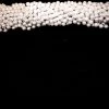 Mardi Gras Spot 100" 14mm Round Pearl White Mardi Gras Beads