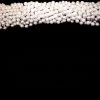 Mardi Gras Spot 72" 14mm Round Pearl White Mardi Gras Beads 1 Mardi Gras Spot 72" 14mm Round Pearl White Mardi Gras Beads