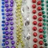 Mardi Gras Spot 42" Mix 6 Styles, Metallic 6 Color Beads