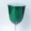 Sale Party Supplies 13oz Dark Green Acrylic Double Wall Wine Glass With Lid And Straw (Each)