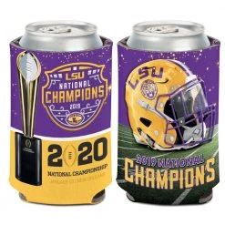 Plush Appeal, LLC Coozies LSU Tigers 2019 National Football Champions Can Cooler (Each)