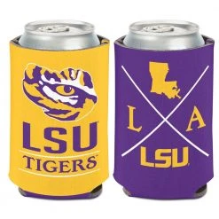 Plush Appeal, LLC LSU Tigers Can Cooler (Each) Party Supplies