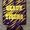 Mardi Gras Spot Geaux Tigers Glittered Coozie (Dozen) 2 Mardi Gras Spot Geaux Tigers Glittered Coozie (Dozen)