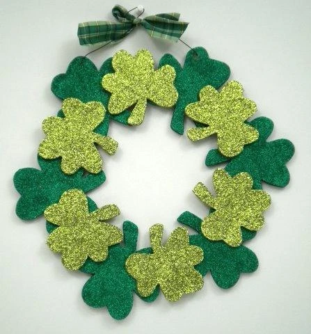 Sale St. Patrick's Day Shamrock Door Hanger 13" (Each) Party Supplies Sale St. Patrick's Day Shamrock Door Hanger 13" (Each) Party Supplies