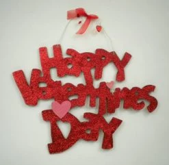 Sale Happy Valentine's Day Door Hanger 20" (Each) Party Supplies
