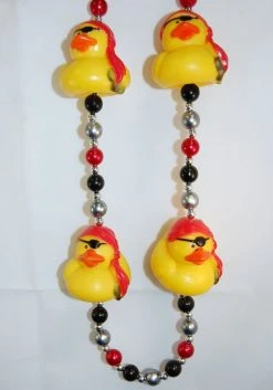 SBDOZEN 42" Pirate Rubber Duck Mardi Gras Beads (Dozen)