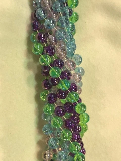 Mardi Gras Spot 48" 12mm Round AB 4 Clear Colors Mardi Gras Beads 3 Mardi Gras Spot 48" 12mm Round AB 4 Clear Colors Mardi Gras Beads