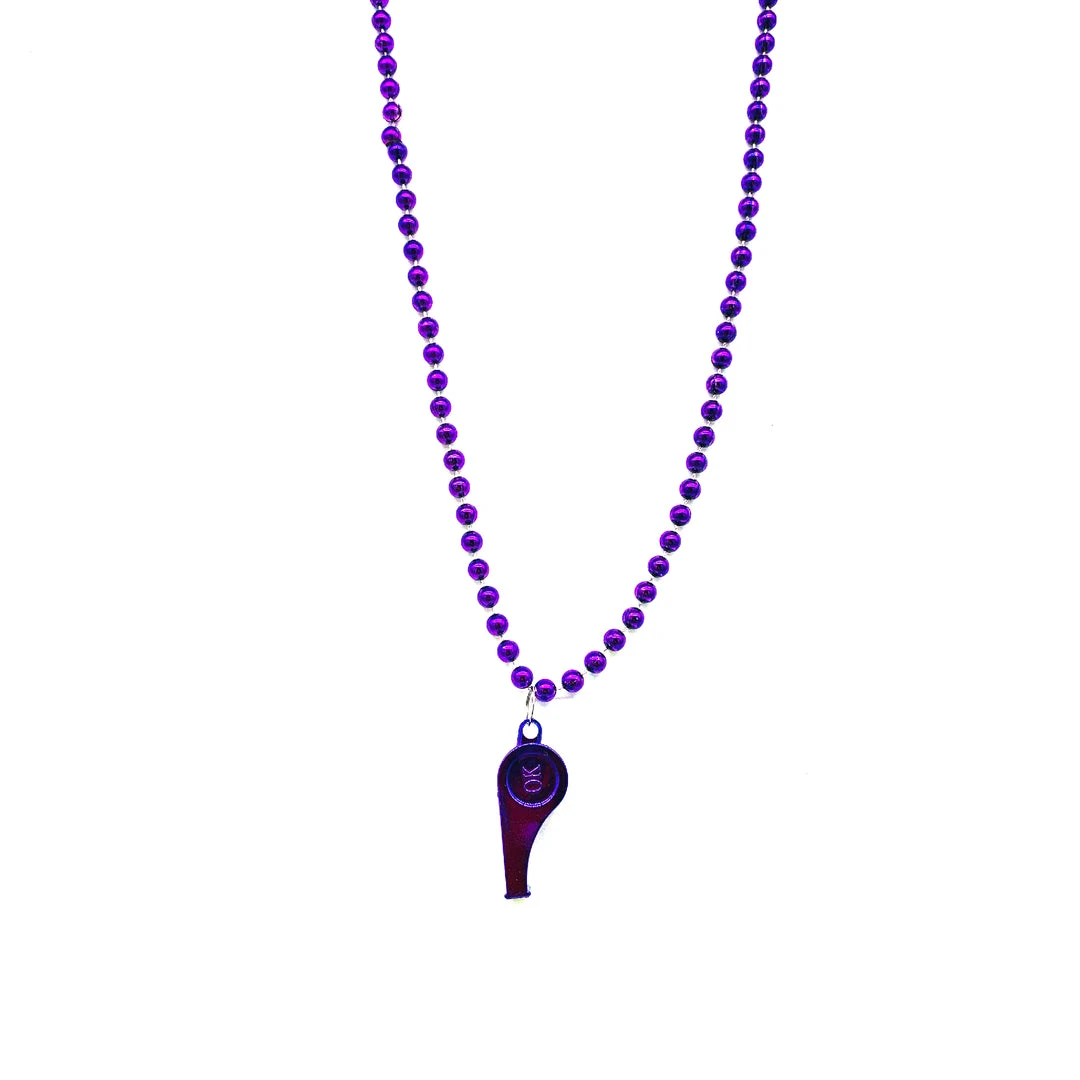 SBDOZEN Whistle Necklace - Assorted Colors (Dozen) Beads SBDOZEN Whistle Necklace - Assorted Colors (Dozen) Beads