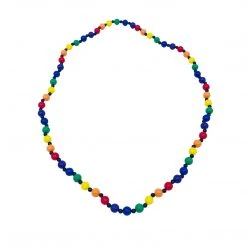 SBDOZEN 38" Acrylic Rainbow 12mm Bead Necklace (Dozen)