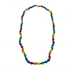 SBDOZEN Beads 38" 12mm Clear Rainbow Bead Necklace (Dozen)