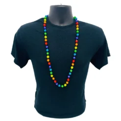 SBDOZEN Beads 38" 12mm Clear Rainbow Bead Necklace (Dozen) 4 SBDOZEN Beads 38