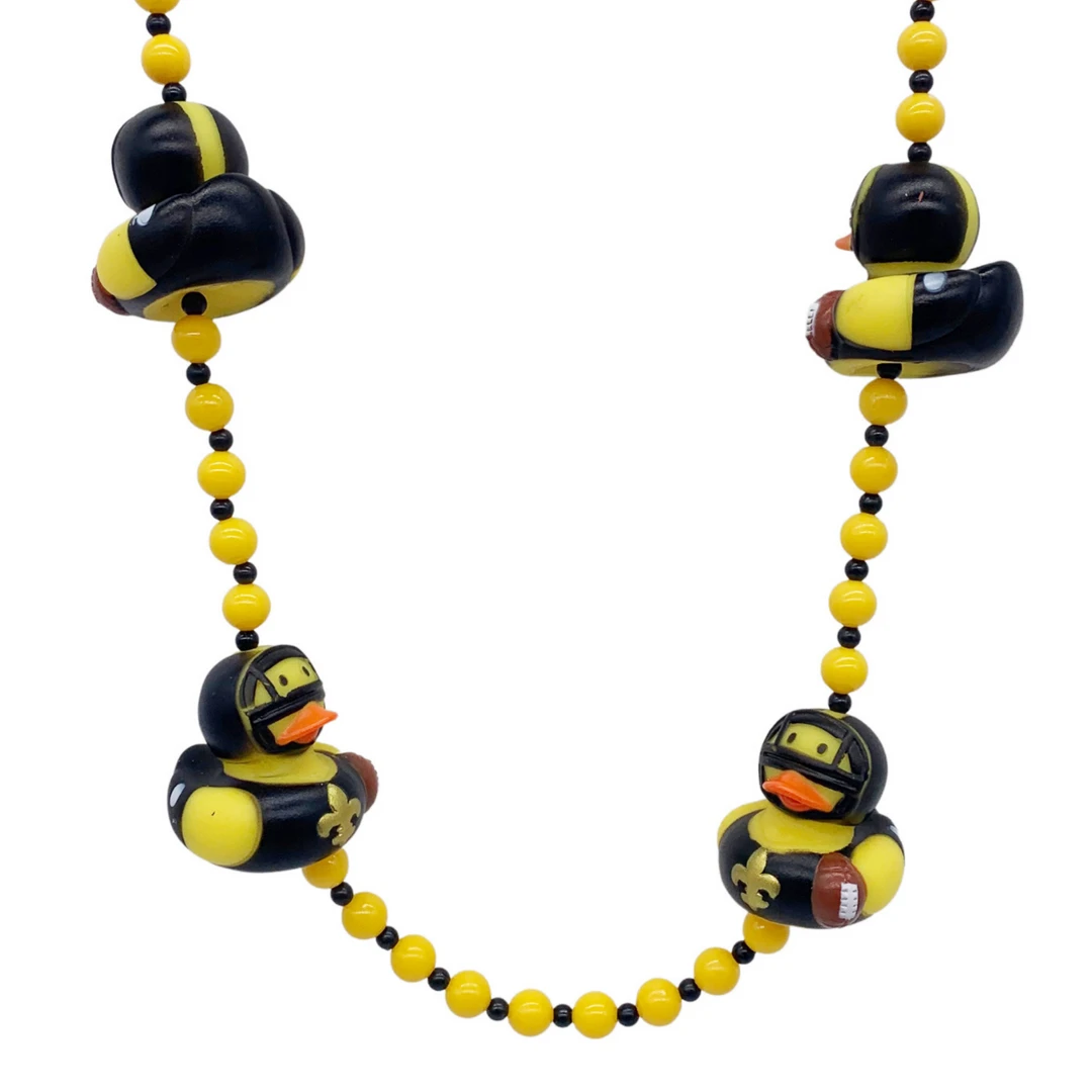 SBDOZEN 42" Nola Duck Mardi Gras Beads (Dozen) SBDOZEN 42" Nola Duck Mardi Gras Beads (Dozen)