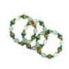 SBDOZEN 7" 12MM Rainbow & Facet Beads Bracelet (Dozen)
