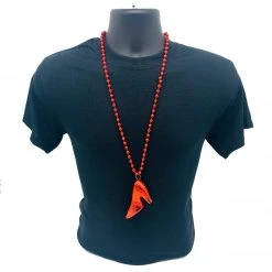 SBDOZEN 33" 7.5mm Shoe Mardi Gras Beads - 6 Colors (Dozen) 45 SBDOZEN 33