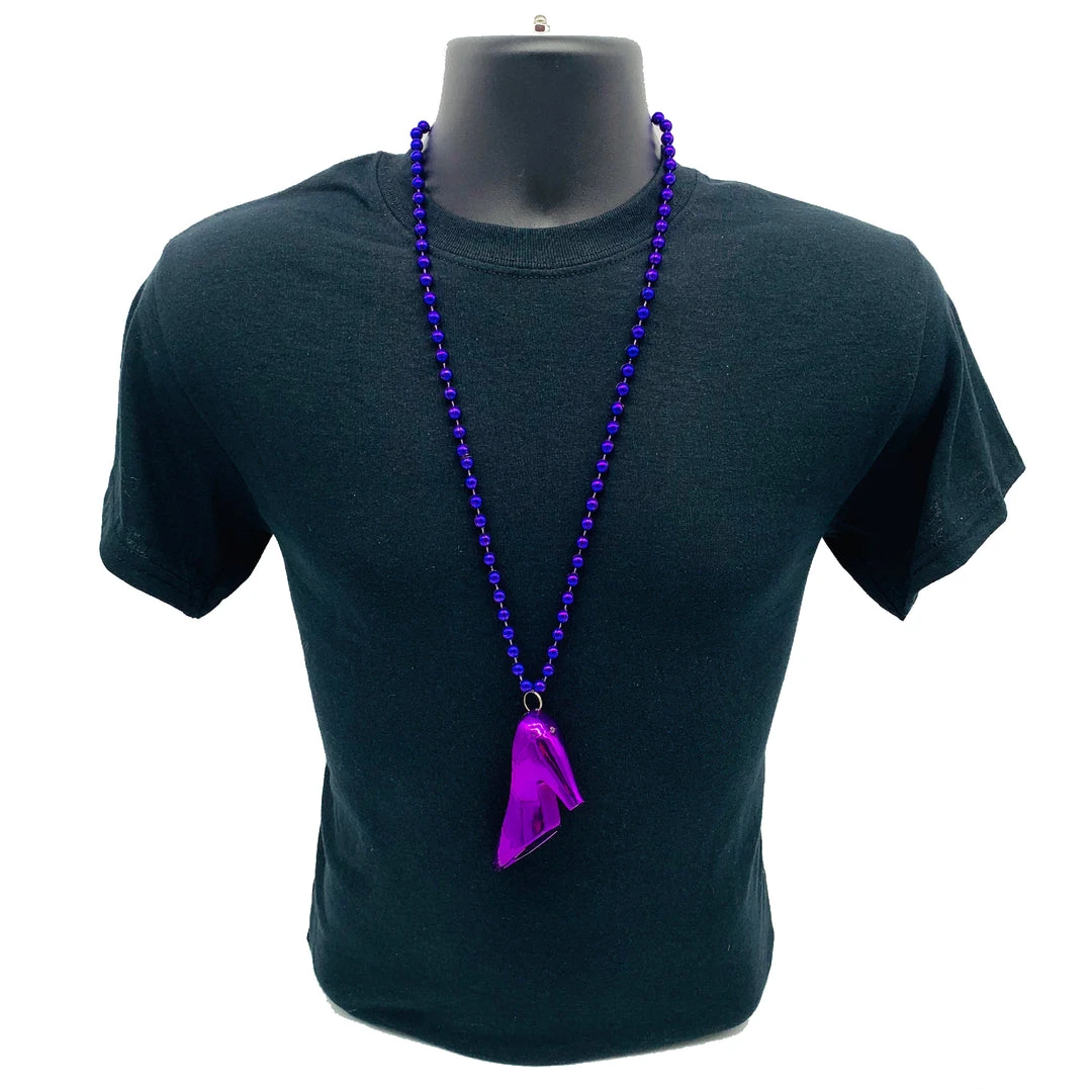 SBDOZEN 33" 7.5mm Shoe Mardi Gras Beads - 6 Colors (Dozen) 23 SBDOZEN 33" 7.5mm Shoe Mardi Gras Beads - 6 Colors (Dozen)