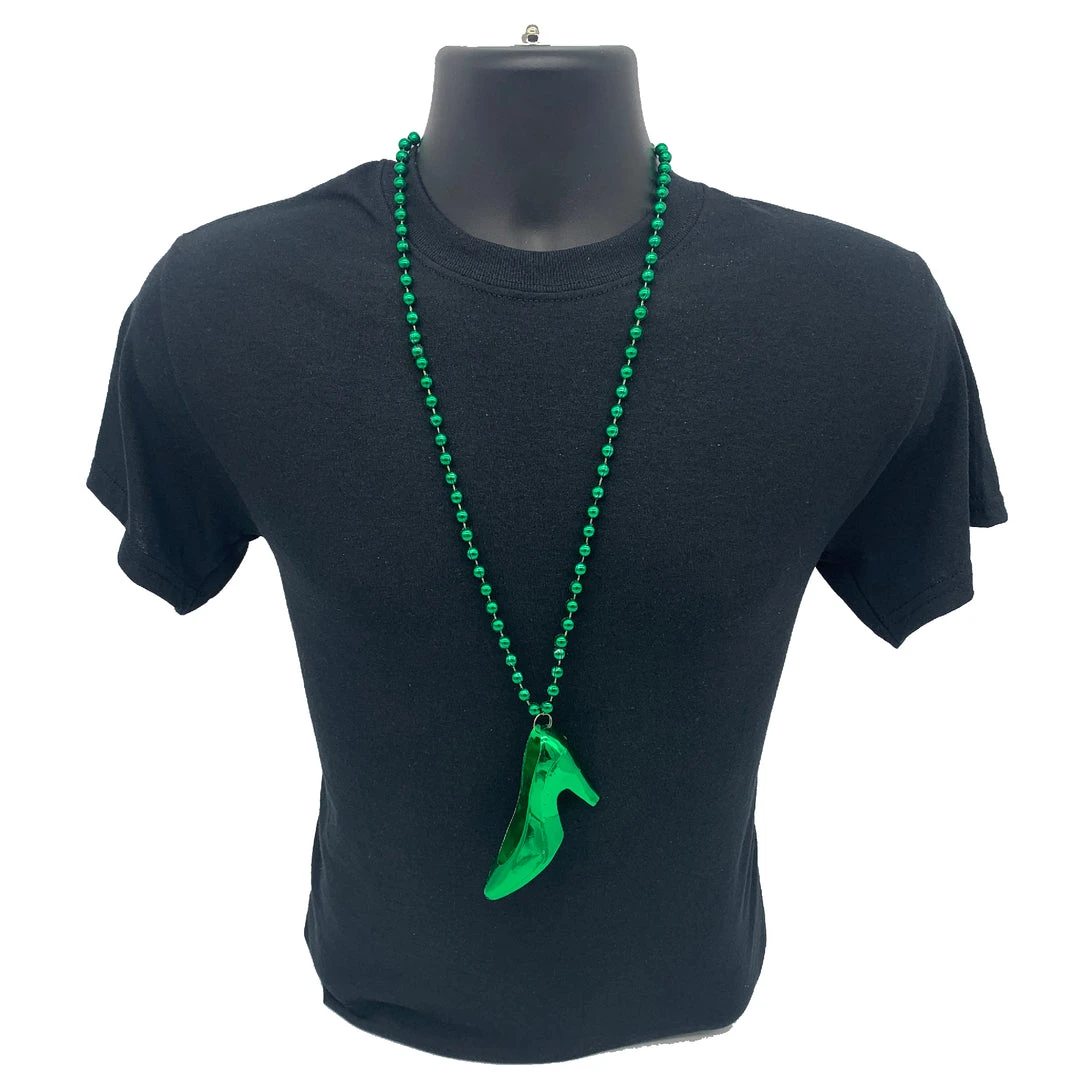 SBDOZEN 33" 7.5mm Shoe Mardi Gras Beads - 6 Colors (Dozen) 25 SBDOZEN 33" 7.5mm Shoe Mardi Gras Beads - 6 Colors (Dozen)